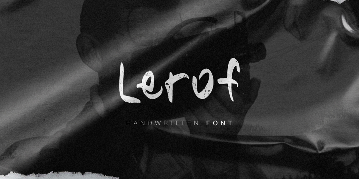 Пример шрифта Lerof